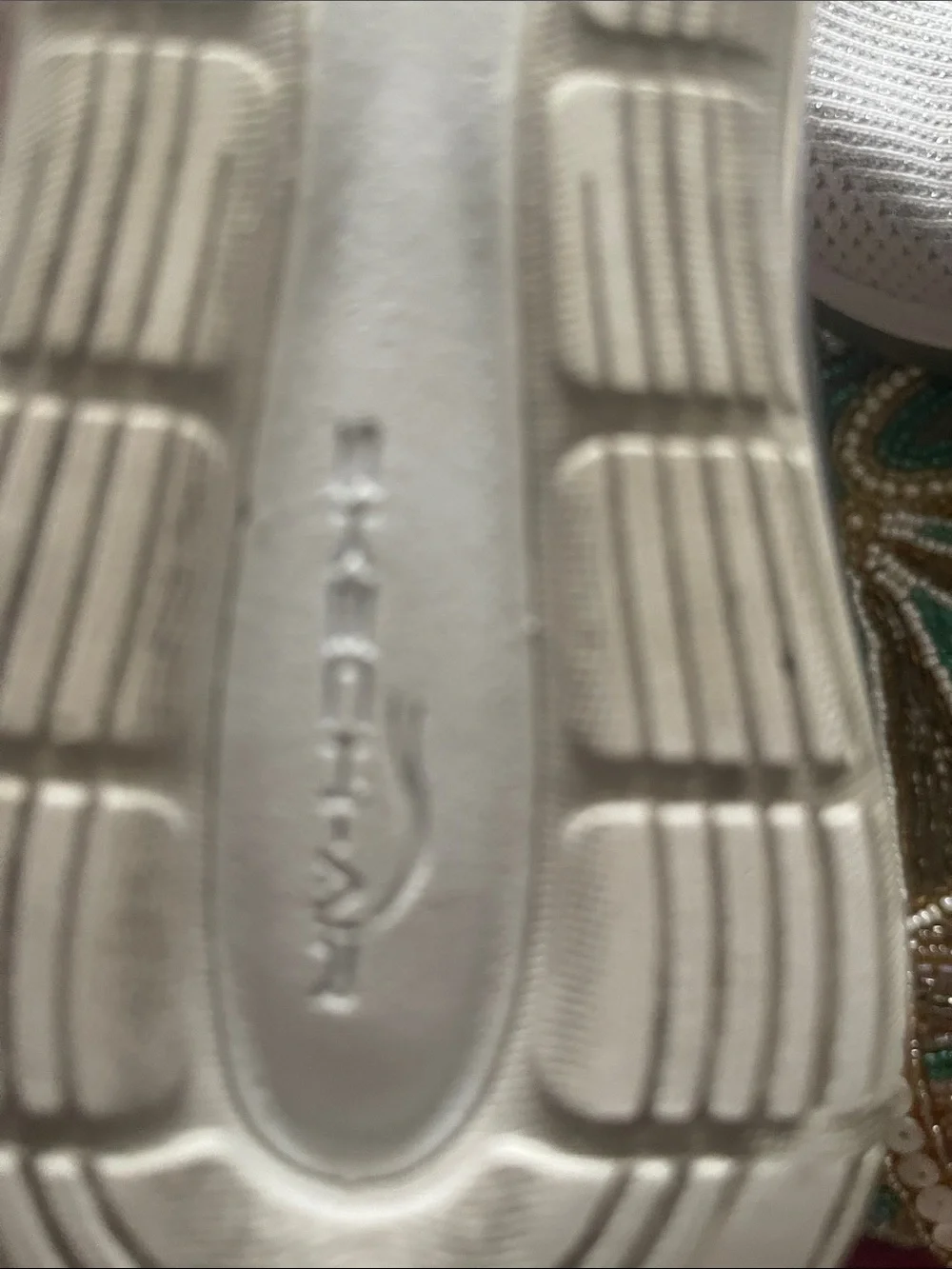 Skechers White Knit Slip-On Athletic Sneakers